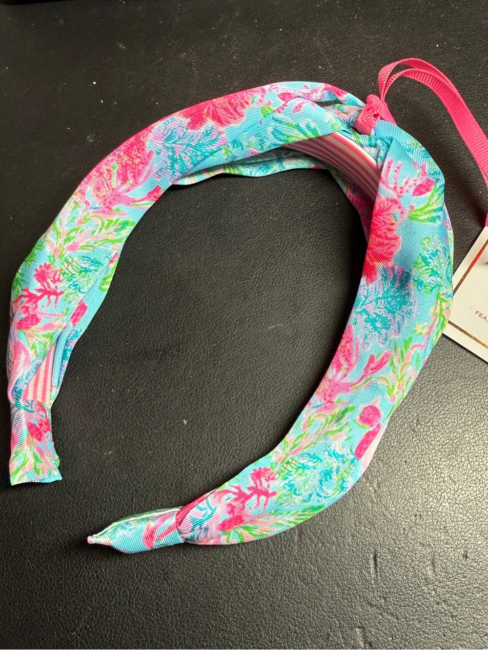 Lilly Pulitzer SOLEIL IT TO ME Twist Knot Headband New With Tag 3"